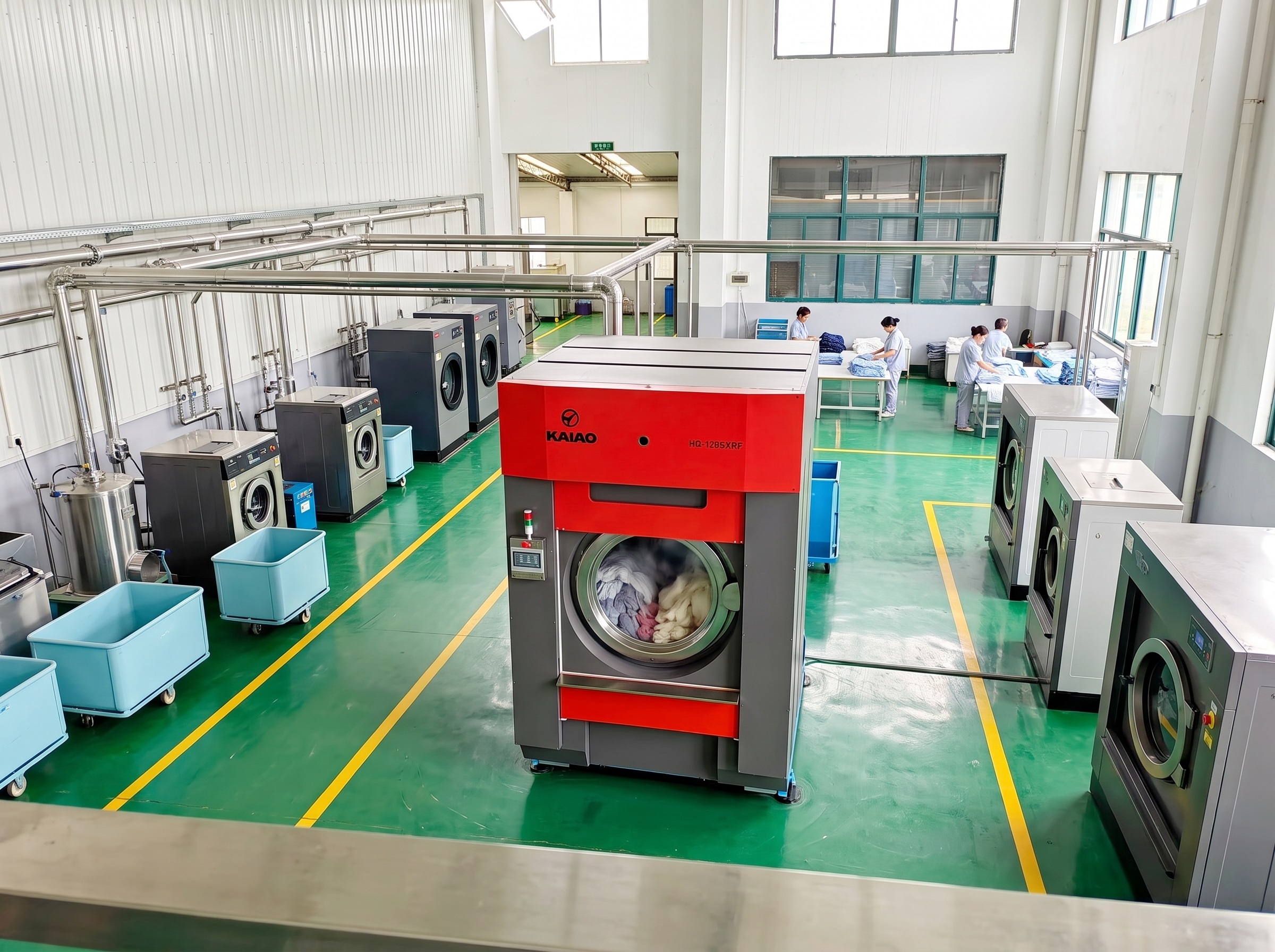 How to Choose a Commercial Laundry Dryer? Kaiao Energy-Saving Drying Equipment Makes It Worry-Free! Industrial laundry dryers manufactured by Kaiao energy-saving drying equipment factory.